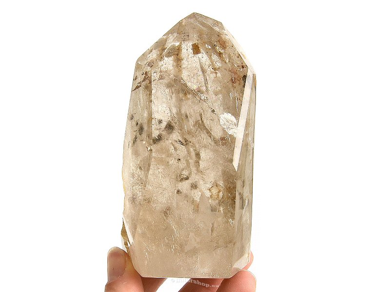 Crystal with inclusions, semi-cut tip 420g
