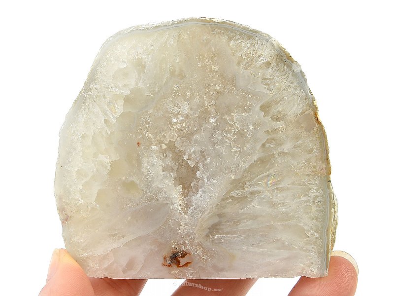 Agate geode with a hollow from Brazil 426g