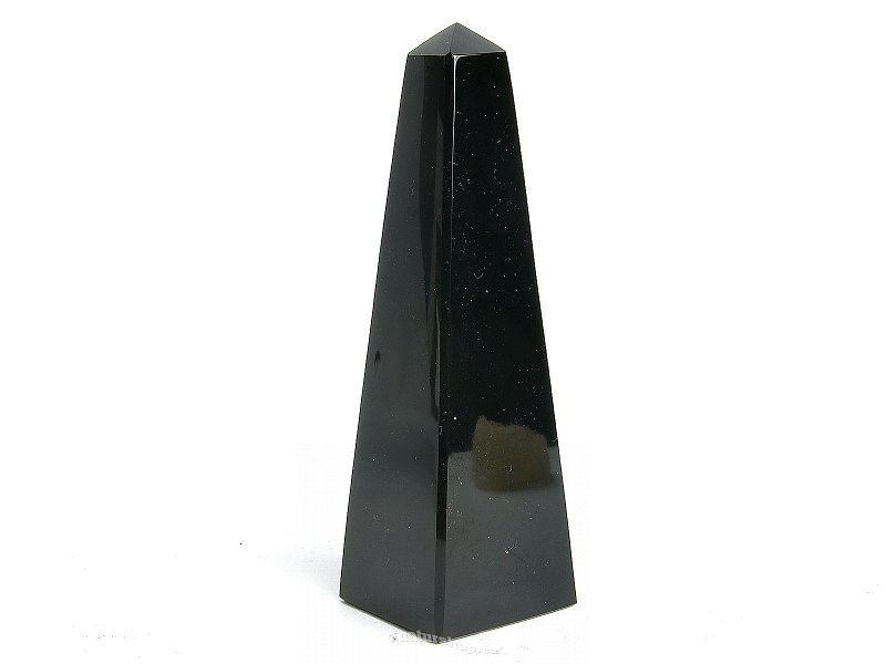 Obsidián černý obelisk z Mexika 272g