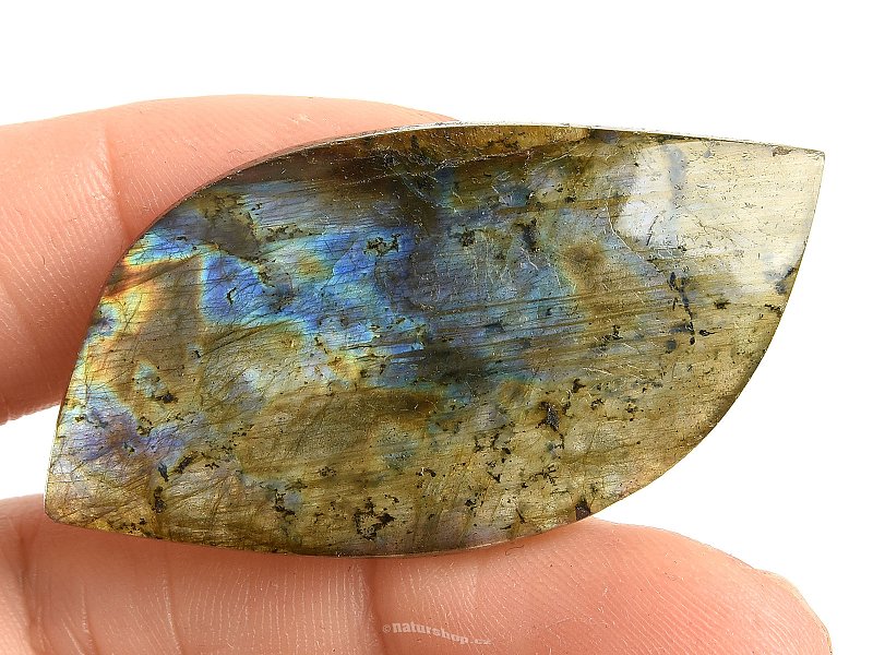 Muggle labradorite with colored reflections 10.7g