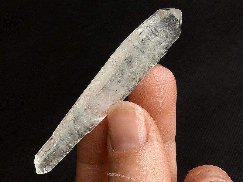 Crystal laser double-sided natural crystal from Brazil 9g