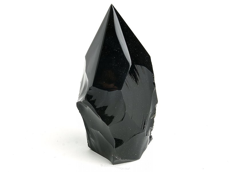 Obsidian black large point from Mexico 1088g