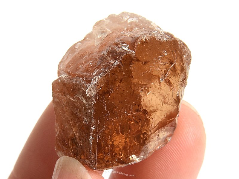 Topaz zlatý surový krystal Pákistán 21,9g