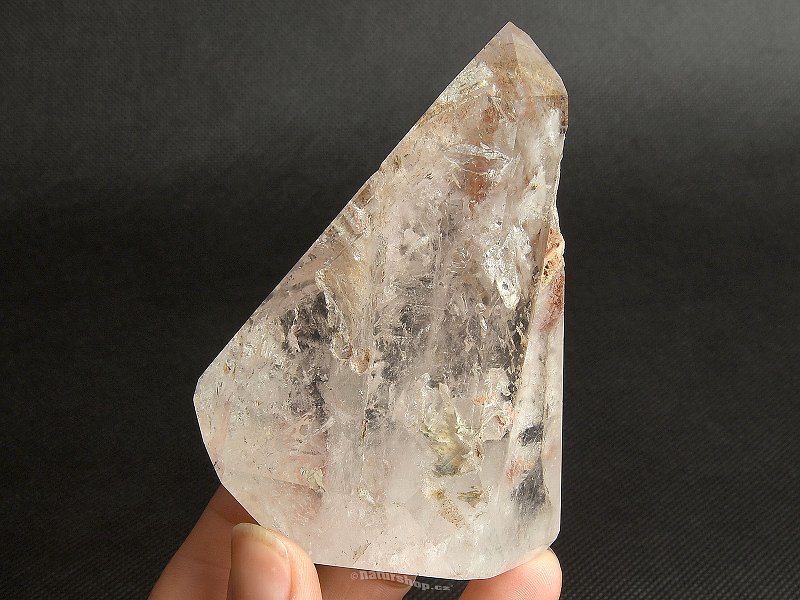 Crystal with inclusions cut form 222g