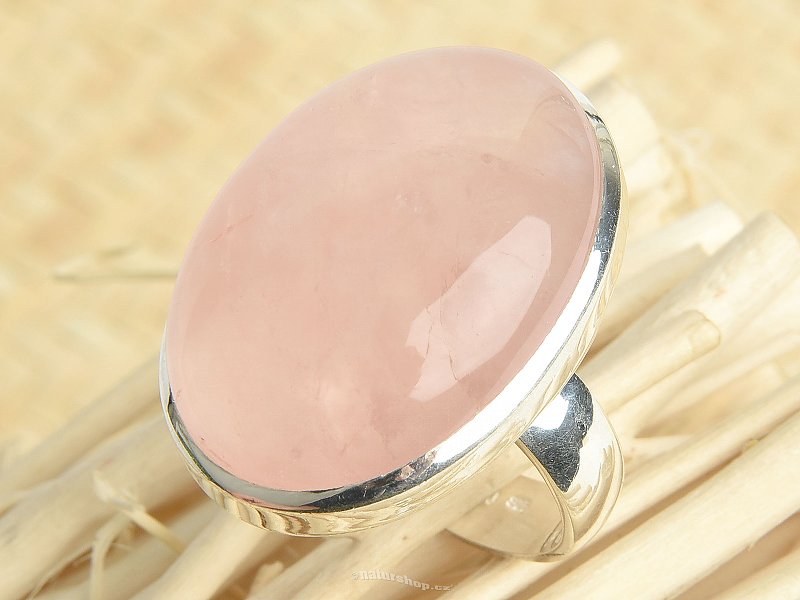 Rose ring large oval size 62 Ag 925/1000 19.6g