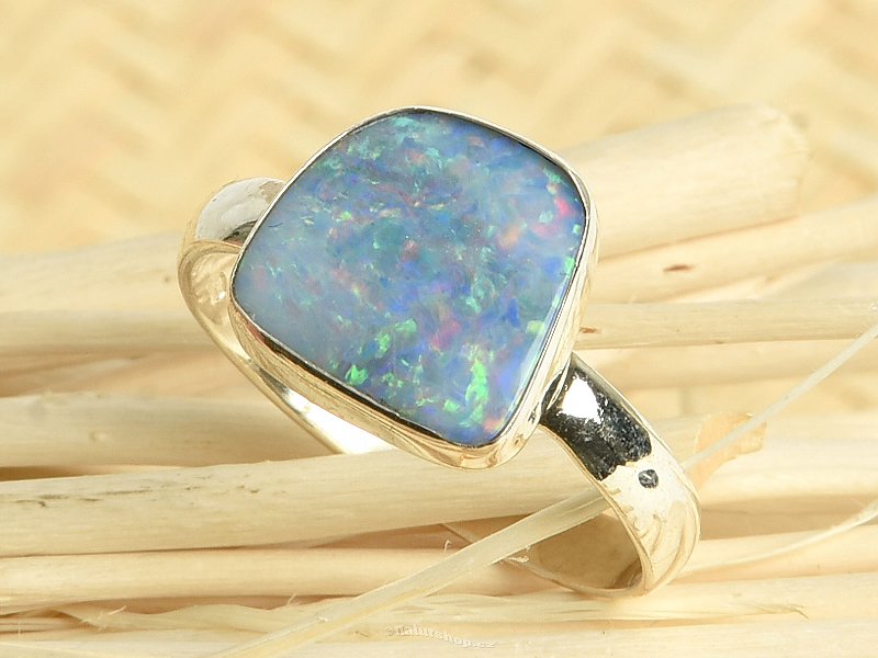 Expensive opal ring Ag 925/1000 size 61 (2.9g)