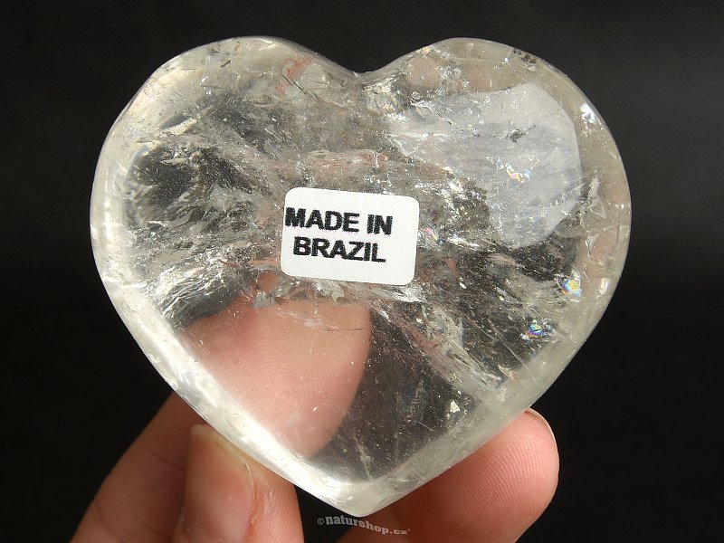 Křišťál srdce z Brazílie 147g