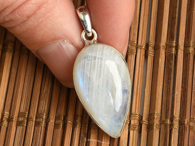 Pendant with moonstone drop Ag 925/100 6.8g