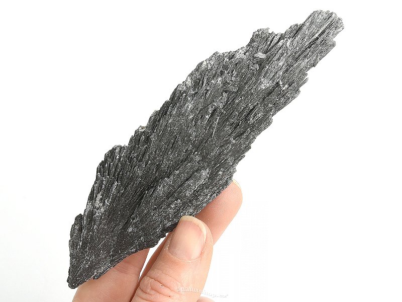 Kyanite disten black raw crystal Brazil 97g