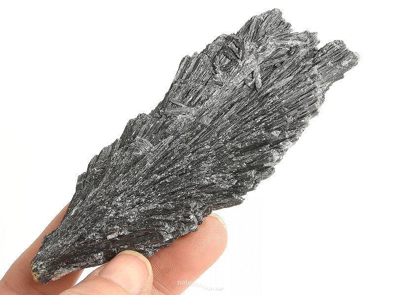 Krystal kyanit disten černý surový Brazílie 89g