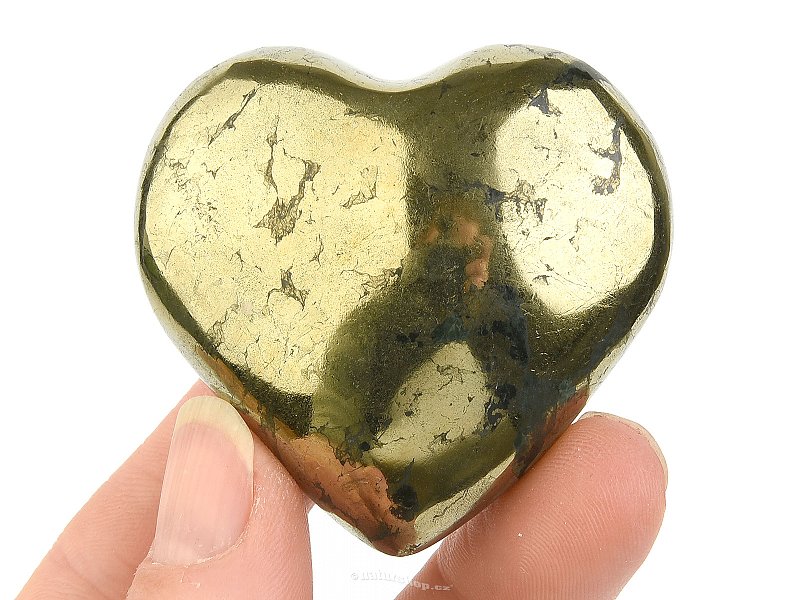 Chalkopyrit srdce z Peru 115g