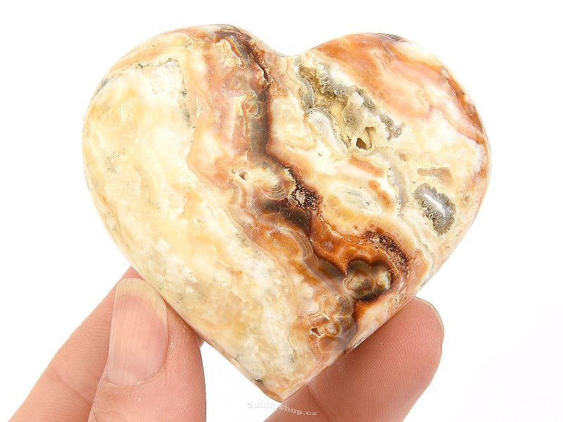 Aragonite striped heart (Pakistan) 125g