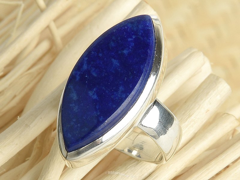Lapis lazuli ring Ag 925/1000 11.5g size 56