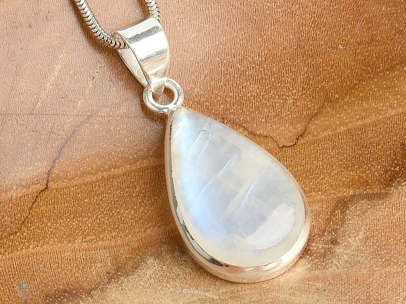 Moonstone pendant silver Ag 925/100 5.3g