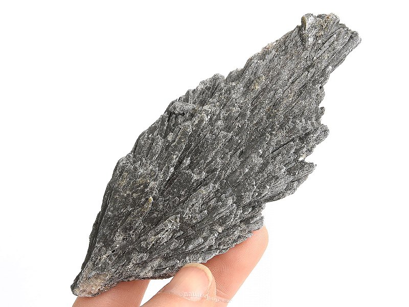 Crystal kyanite disten black raw Brazil 93g