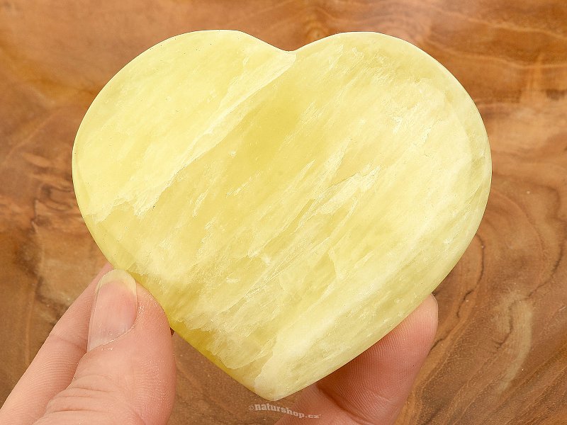 Calcite yellow heart from Pakistan 180g