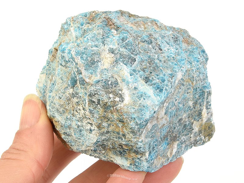 Apatit modrý surový z Madagaskaru 435g