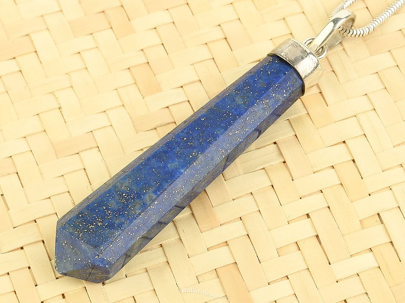 Lapis lazuli přívěsek špička Ag 925/1000 úchyt 9,8g