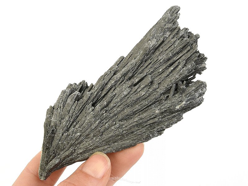 Kyanite disten crystal black raw from Brazil 121g