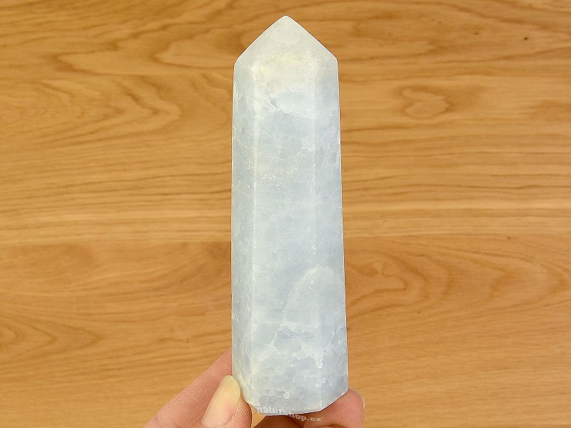 Blue calcite spike from Madagascar 176g