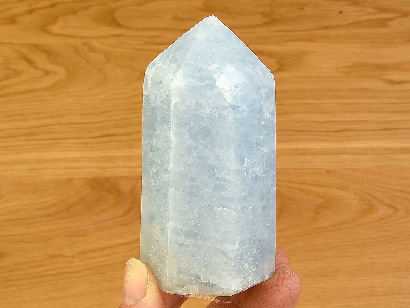 Blue calcite spike from Madagascar 283g