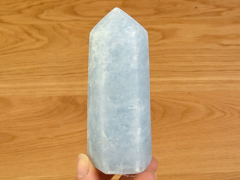 Blue calcite spike from Madagascar 229g
