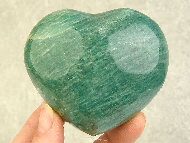 Smooth heart amazonite from Madagascar 300g