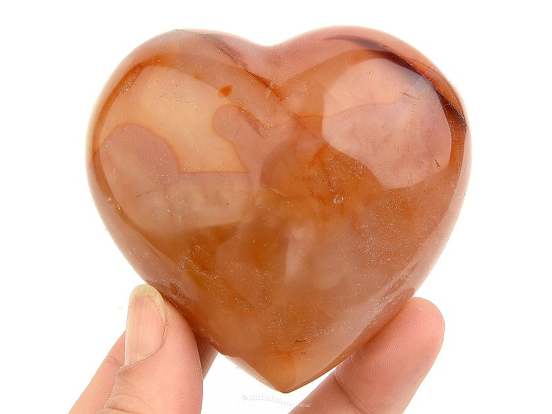 Carnelian heart from Madagascar 305g