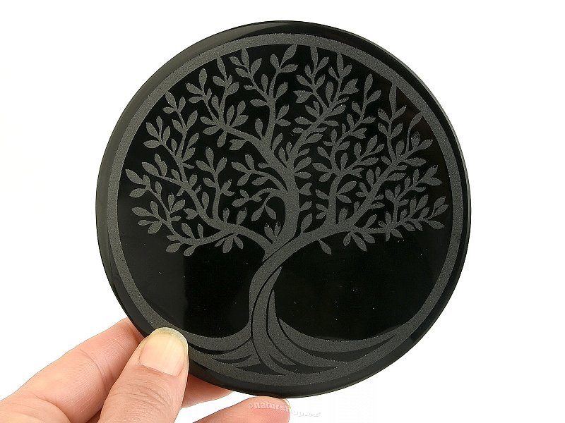 Mirror obsidian tree of life approx. 11.5 cm