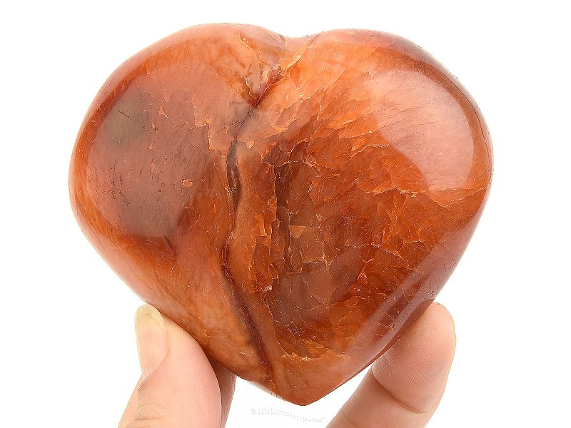 Carnelian heart from Madagascar 420g