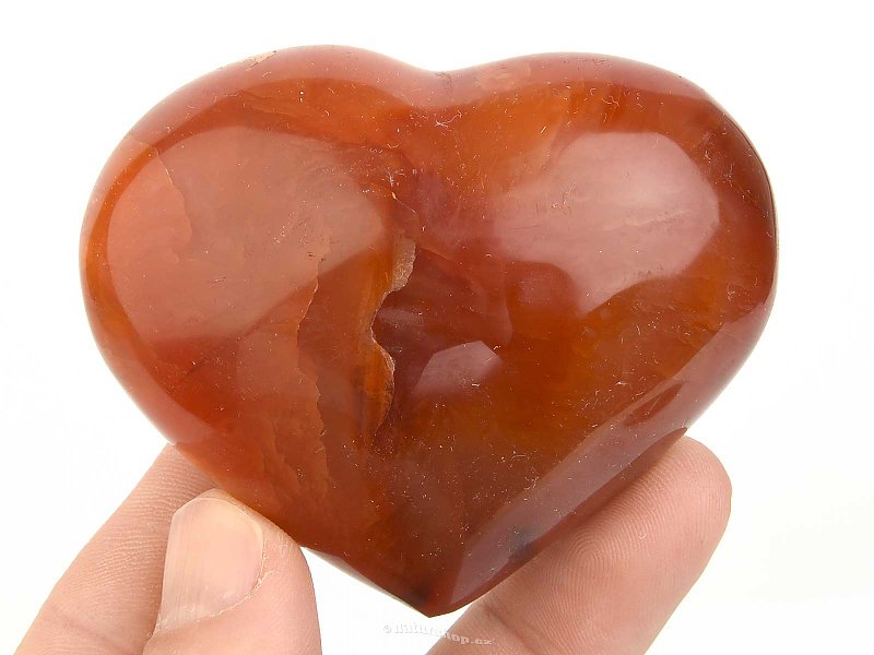 Carnelian heart from Madagascar 151g