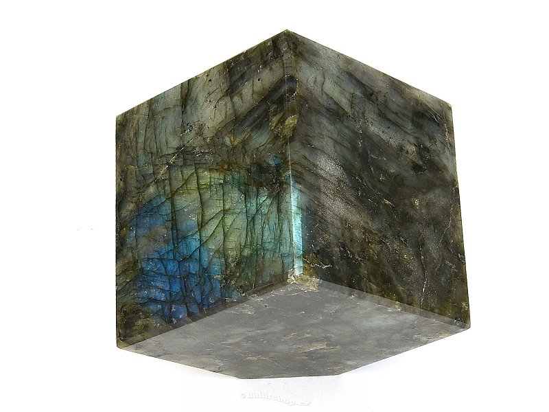 Labradorite decorative cube 1060g