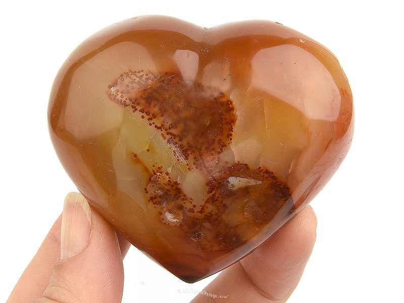 Carnelian heart from Madagascar 211g