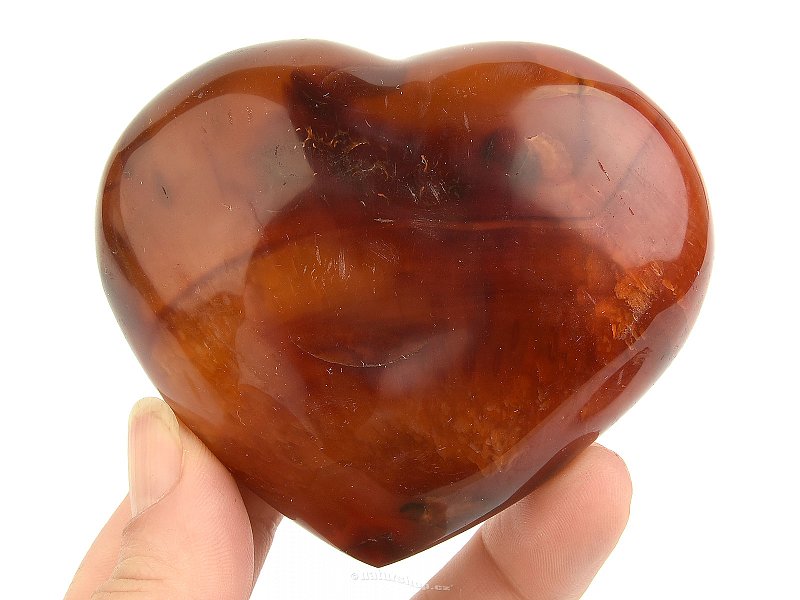 Carnelian heart from Madagascar 269g