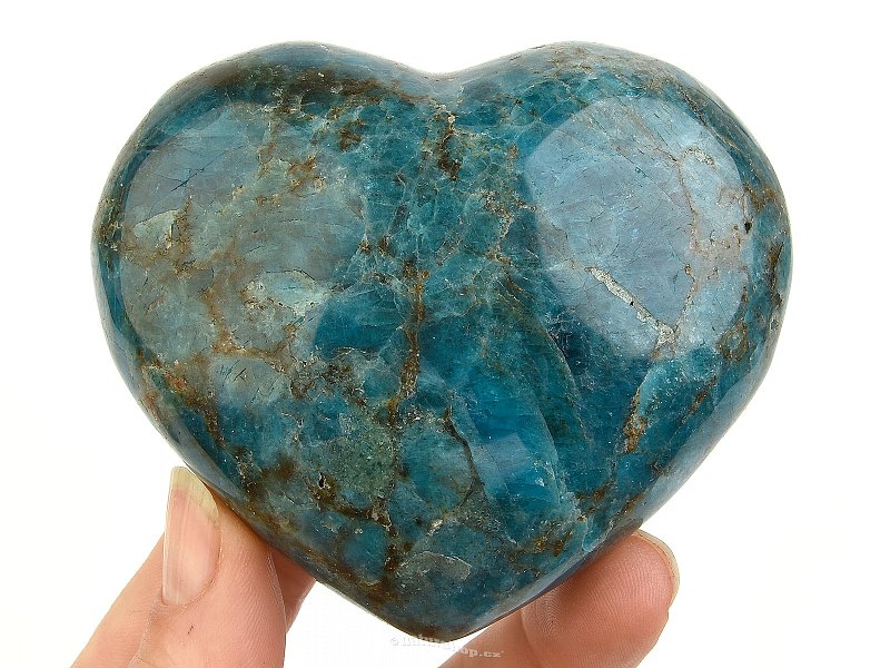 Apatit modrý srdce z Madagaskaru 357g