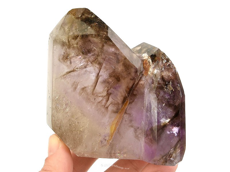 Crystal + amethyst + brown cut Madagascar crystal 441g