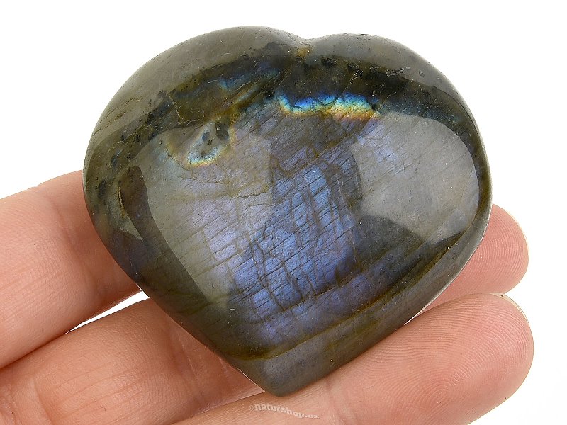 Labradorite heart from Madagascar 98g