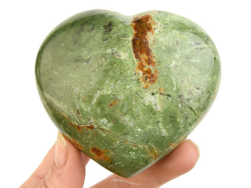 Chrysoprase heart from Madagascar 296g