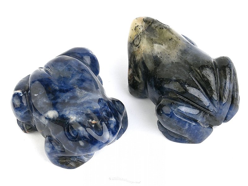 Sodalite frog approx. 49mm