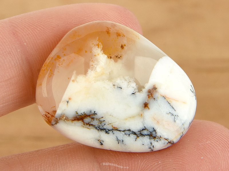 Yellow opal with dendrites TS AA 11g from India