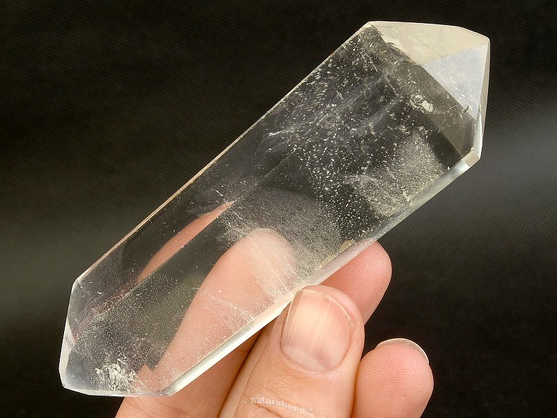 Oboustranný krystal z křišťálu broušený Madagaskar 117g