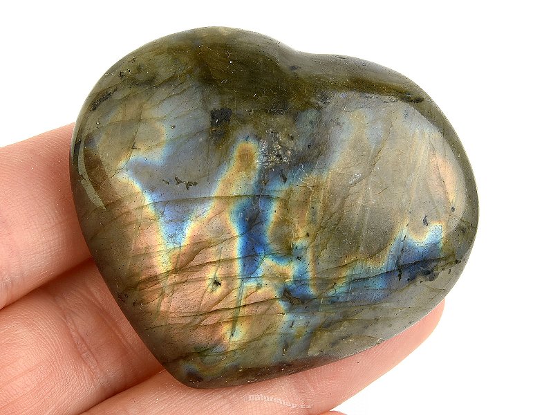 Labradorite heart from Madagascar 65g