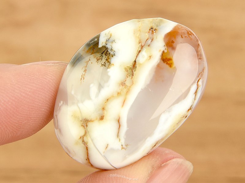 Opal yellow with dendrites TS AA 10g from India