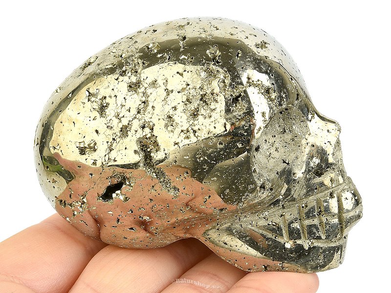 Pyrite skull from Peru 413g
