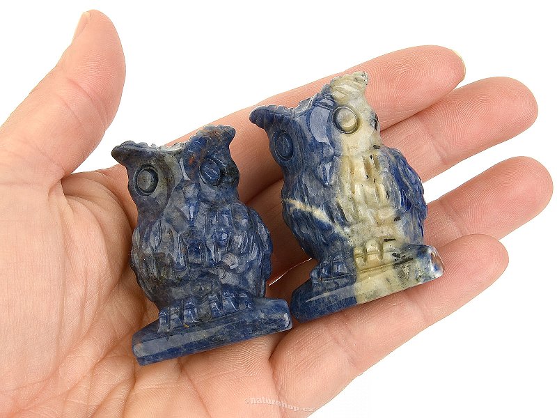 Sodalite owl approx. 47mm