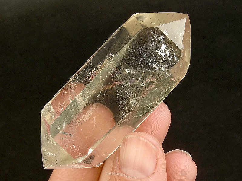 Křišťál oboustranný krystal broušený Madagaskar 66g