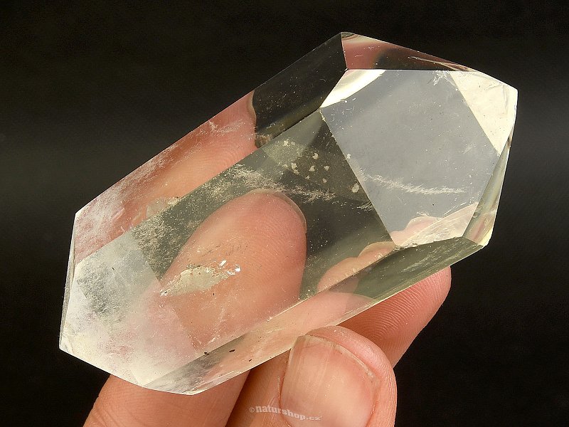Křišťálový oboustranný krystal broušený Madagaskar 93g