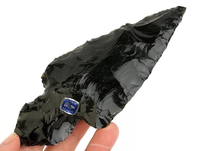 Obsidian spearhead from Mexico 150g