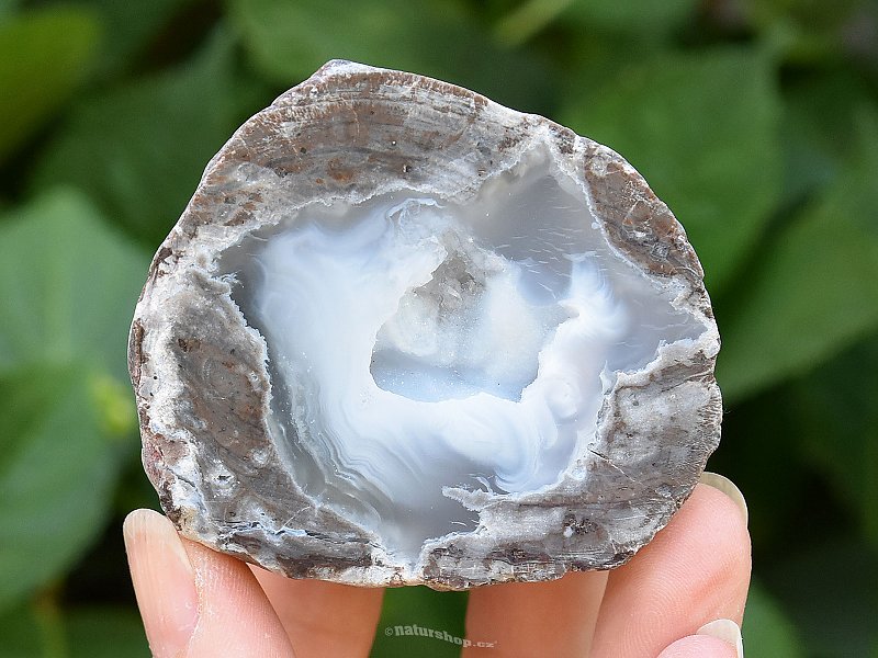 Geode agate with cavity Mist (fog) Mexico 124g