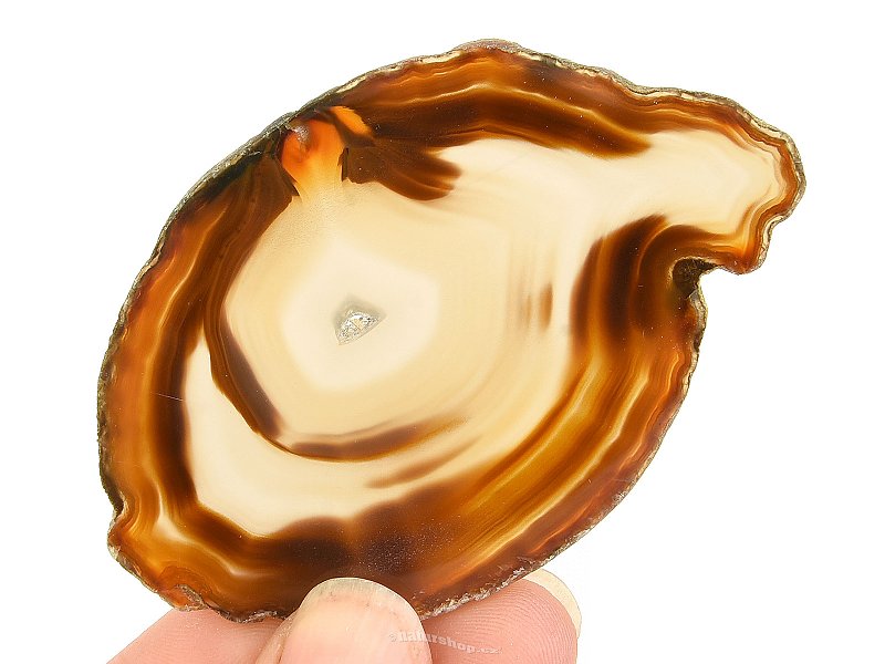 Agate slice with cavity from Brazil 27g